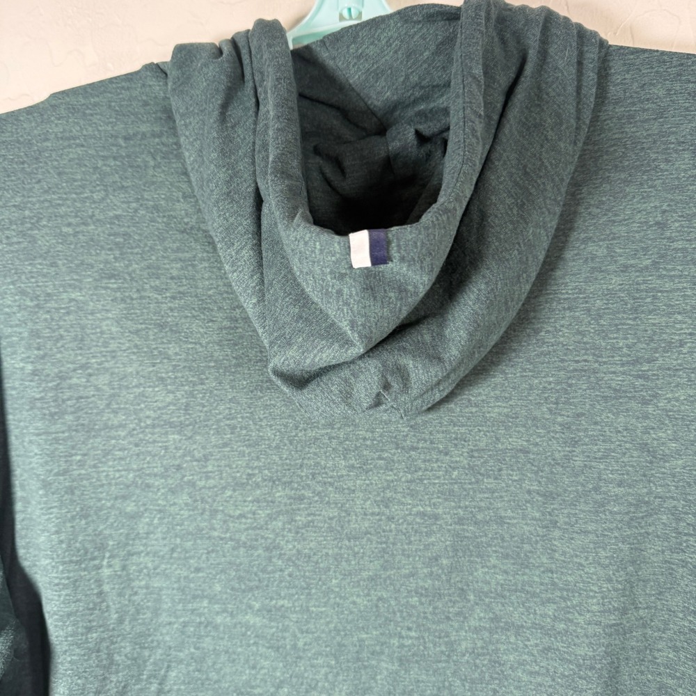 Rhoback Hoodie Mens 2XL Green Performance Pullover Stretch Golf - Picture 5 of 9